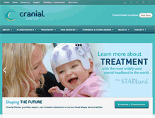 Tablet Screenshot of cranialcenter.com